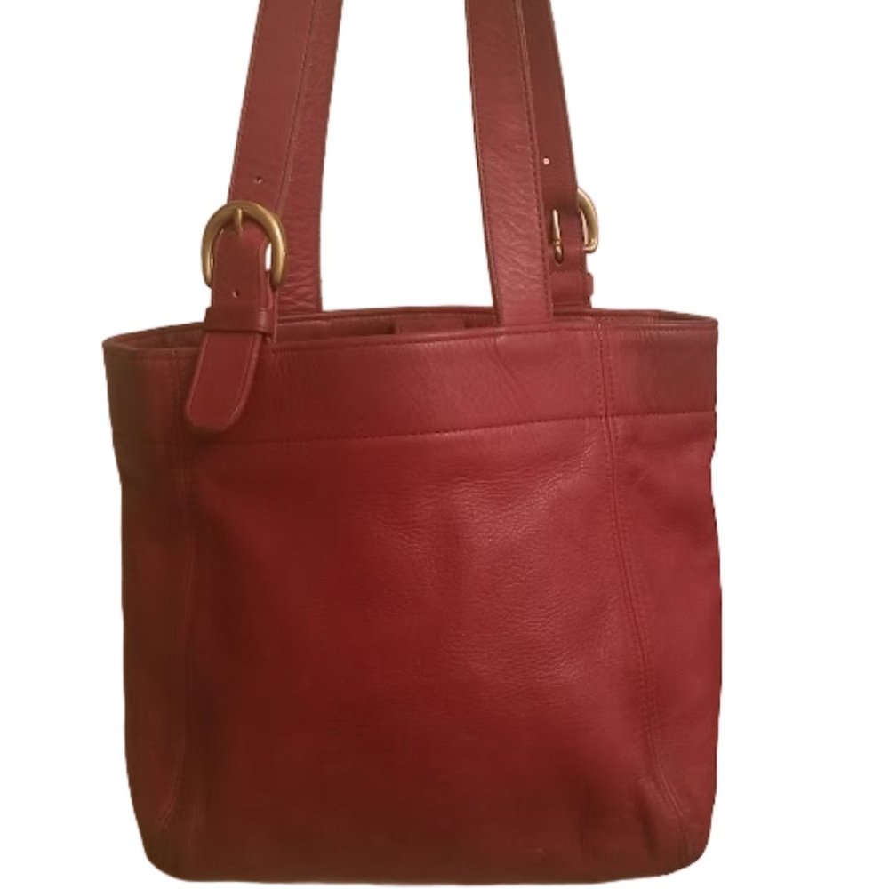 πEUCπ | Gorgeous π₯π΄π₯RARE Redπ₯π΄π₯ | Vintage Coach 4157 Bag | Waverly Tote - Picture 1 of 16